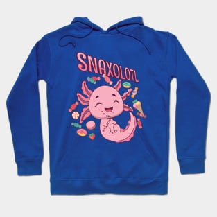 Snaxolotl pun design Hoodie